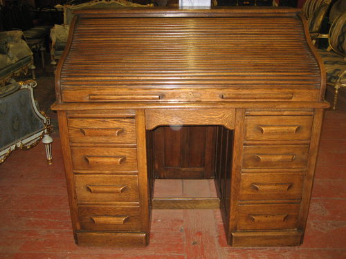 Oak Roll Top Desk - Antiques Atlas - Oak Roll Top Desk - Antiques Atlas