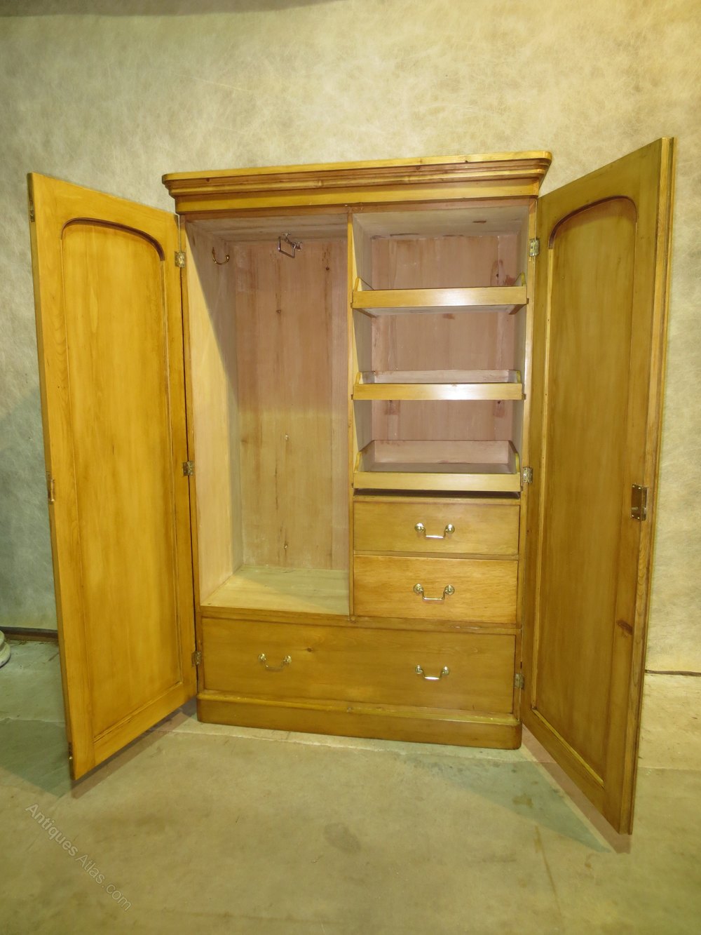 Pine Compactum Wardrobe Antiques Atlas