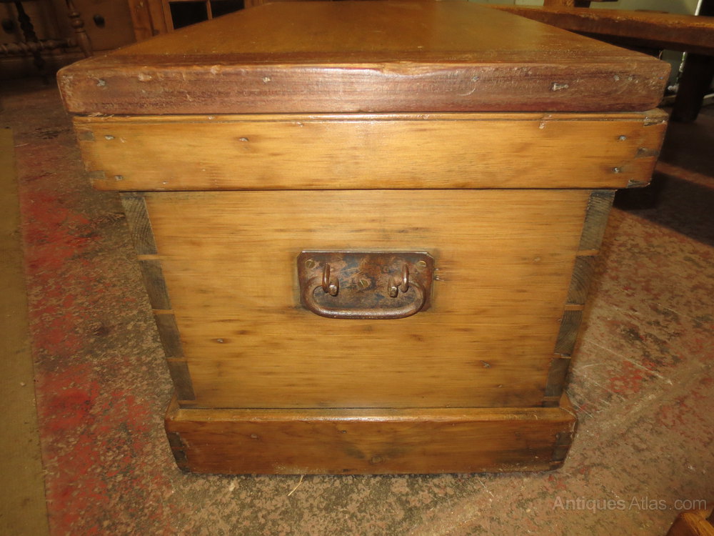 Pine And Mahogany Fitted Tool Chest Antiques Atlas