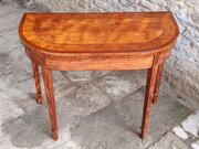 Satinwood Card Table Circa  1790