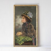 Early C20th Portrait Of A Lady