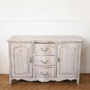 French Pine Serpentine Commode