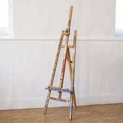 Graffitied Artist Easel