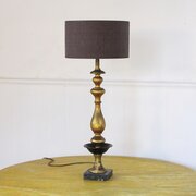Marble And Gilt Table Lamp
