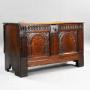 Antique Carved Oak Coffer