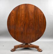 William IV Round Rosewood Breakfast Table