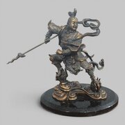 Bronze Sculpture Ne Zha