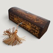 Fine English Inlaid Glove Box