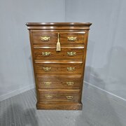Five Drawer Mahogany Chest By Maples
