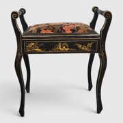 Good Chinoiserie Piano Stool