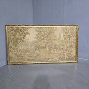 Huge French Framed Tapestry