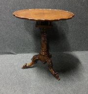 mahogany tripod table on birdc Mahogany Tripod Table on Birdc