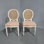 Pair French Bergere Side chairs