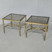 Pair Maison Jansen Side Lamp Tables