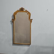 Queen Anne Burr Walnut Wall Mirror