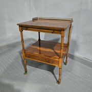 Regency Yew Wood Lamp Table