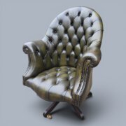 Super Leather Office Desk Chair