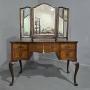 Super Serpentine Burr Walnut Dressing Table