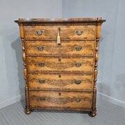 Super Tall Mahogany Chest Of Drawers
