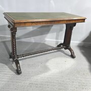 Superb Regency Rosewood Library Writing Table