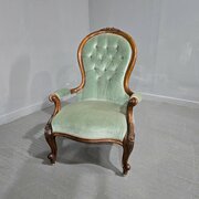 victorian mahogany armchair Victorian Mahogany Armchair