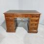 Victorian Walnut Pedestal Desk