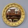 Wonderful Regency Round Gilt Mirror