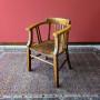 Antique Arts & Crafts Oak Childs Desk Chair