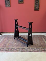 arts crafts oak umbrella stand c1900 Antique Arts Crafts Oak Umbrella Stand c1900