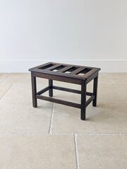 Antique Edwardian Oak Luggage Stand C.1910