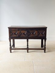 Antique Late 17th Century Oak Dresser Base C.1690