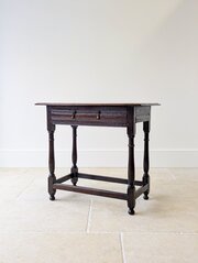 Antique Late 17th Century Oak Side Table C.1690