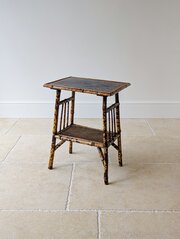 Antique Victorian Bamboo Occasional Table C.1890