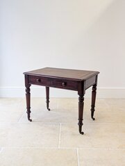 Antique Victorian Mahogany Writing Table C.1870