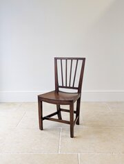 Antique Victorian Oak Vernacular Side Chair C.1850