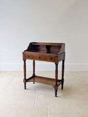 Antique Victorian Walnut Small Writing Table
