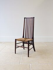 Arts & Crafts Beech High-Back Side Chair C.1900