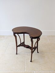 Edwardian Art Nouveau Mahogany Side Table C.1900
