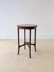 Edwardian Mahogany Circular Occasional Table