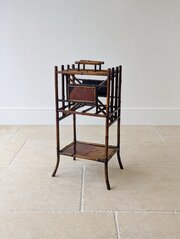 Victorian Aesthetic Movement Bamboo Canterbury