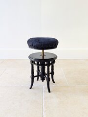 Victorian Ebonised Aesthetic Movement Piano Stool