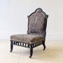 Victorian Ebonised Low Salon Chair c.1880 