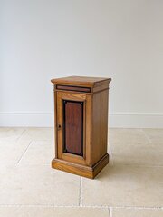 Victorian Oak Aesthetic Movement Bedside Cabinet