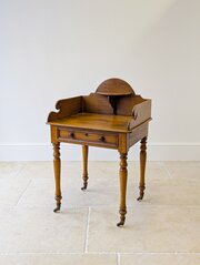 Victorian Oak Country House Gallery Side Table
