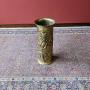 Vintage Embossed Brass Umbrella Stand