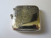 Silver Vesta Case     Birmingham 1918