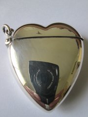 Victorian Silver Heart Shaped Vesta Case