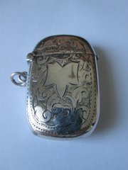 Victorian Silver Vesta Case   Chester 1901