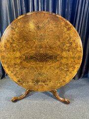 Spectacular Burr Walnut Table