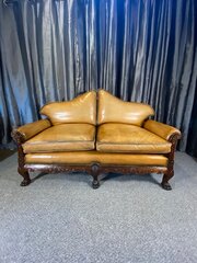 Country House Leather Sofa